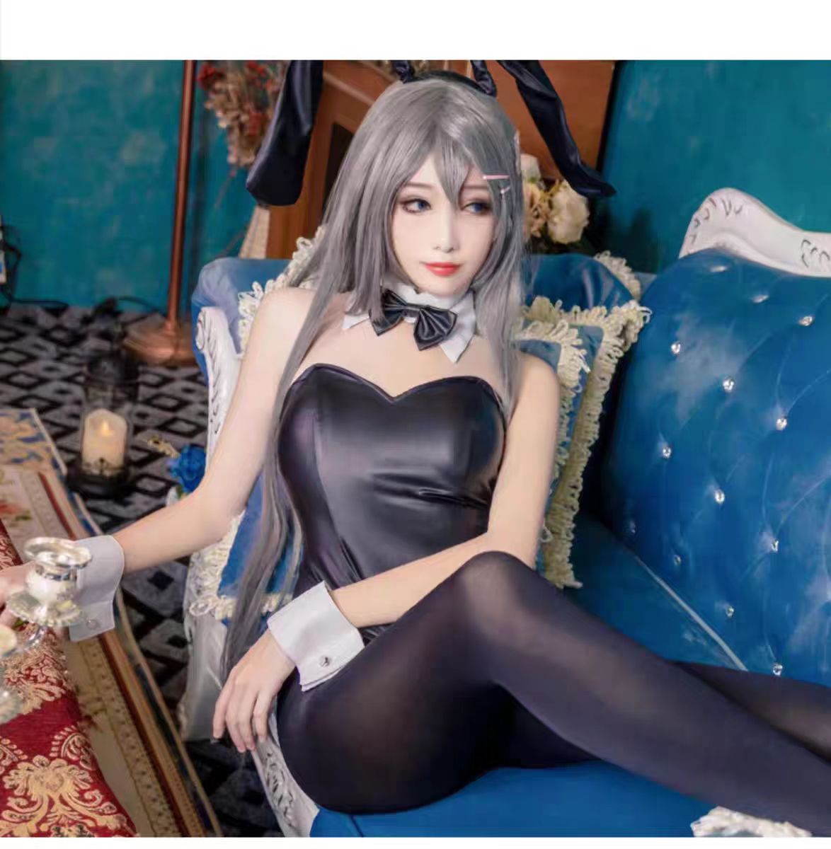 Cosplay Anime Bunny Girl - Сексуальный костюм кролика Sakurajima Mai для