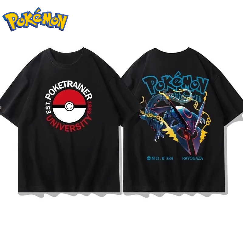 Лето 25, футболка с принтом «П – обзор и цена Anime Cosplay Pokemon