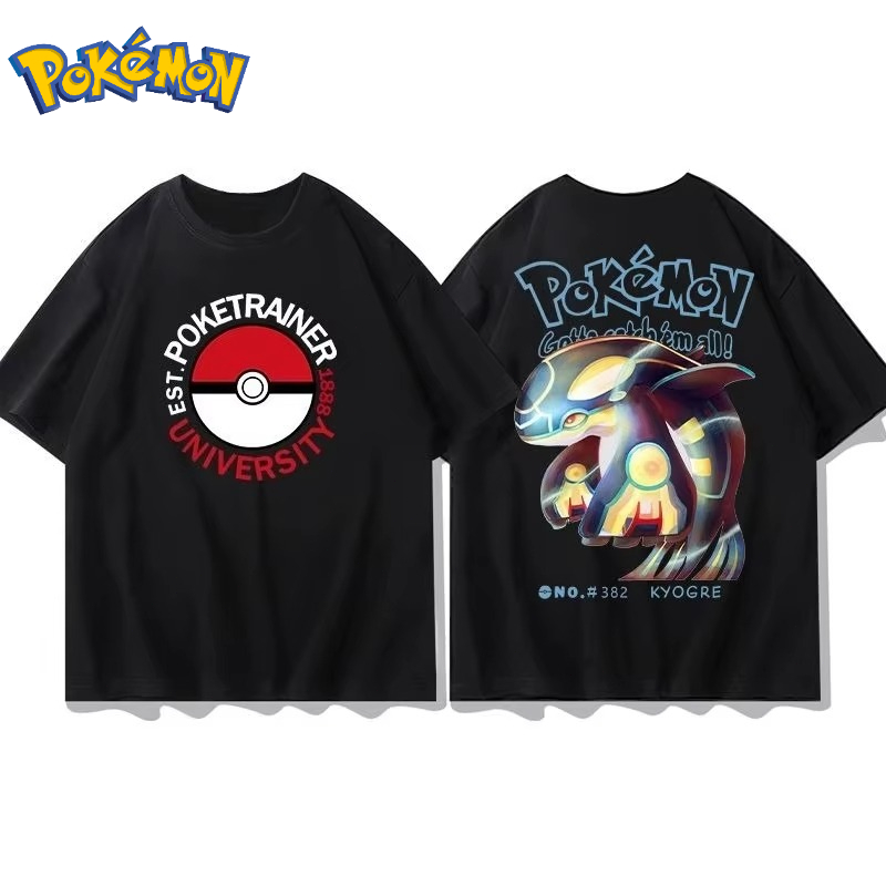 Лето 25, футболка с принтом «П – обзор и цена Anime Cosplay Pokemon