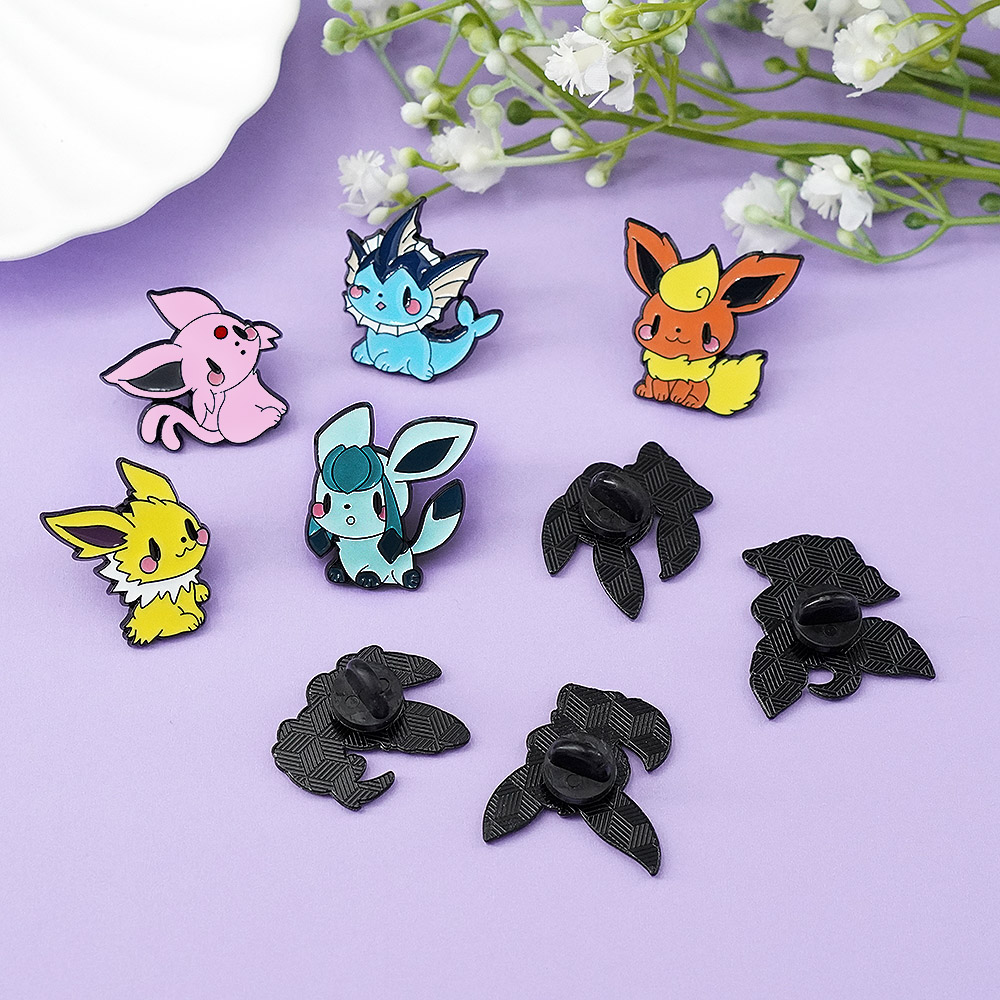 Набор из 9 брошей Покемон: Эйв – обзор и цена Anime Cosplay Pokemon